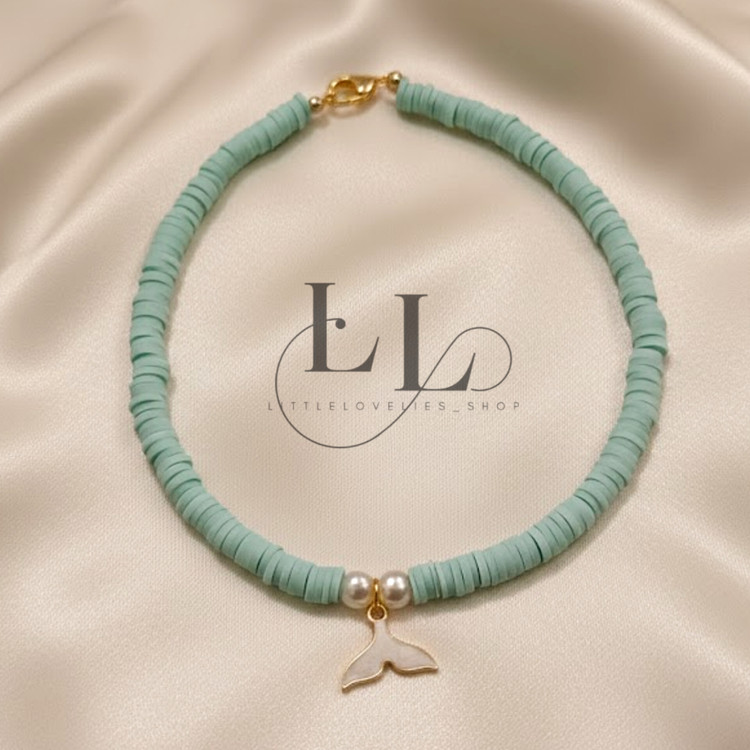 گردنبند دم وال دخترانه